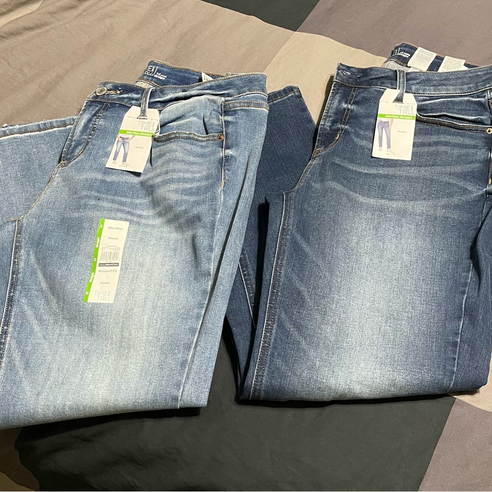 2 pr time and true womens jeans petite